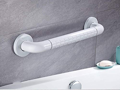 Haltegriff Haltegriff for Badezimmer und Duschen, Sicherheitsgriff aus Nylon for ältere Menschen, Toilettenstützgriff mit stabiler Basis, weiß(88Cm) von OGYJMSFN