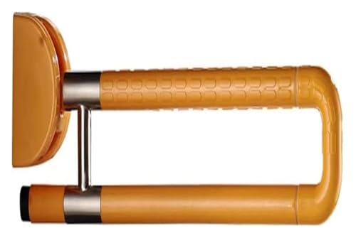 Haltegriff Haltegriffe Badewannensicherheit Anti-Rutsch-Nylon-Finish, Faltbare U-förmige Haltegriffe aus Edelstahl, Hochklappbare Toilettensicherheitsstange von OGYJMSFN