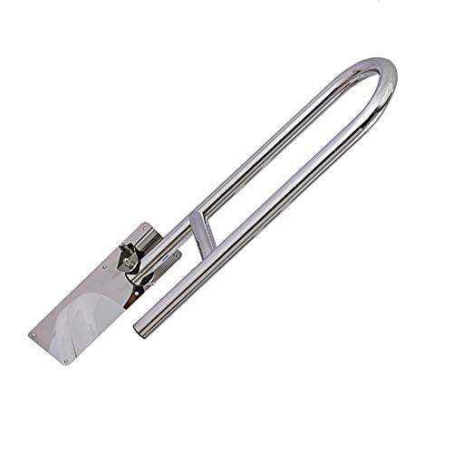 Haltegriff Haltegriffe Griff Sicherheitsunterstützung Handläufe, Edelstahl Klappbare Toilette Haltegriff Sicherheitsdusche Rutschfester Handlauf Home Badezimmer Wandmontage Handtuch B von OGYJMSFN
