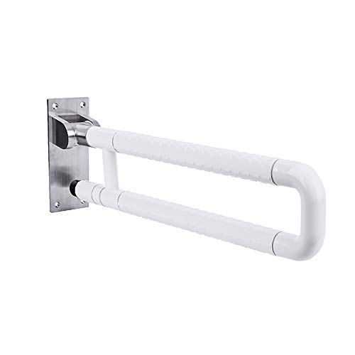Haltegriff Haltegriffe Griff Sicherheitsunterstützung Handläufe, Klappbarer Toiletten-Haltegriff Aus Edelstahl Wandmontierter Multifunktions-Handtuchhalter Badezimmer-Handlauf Dusche Safe von OGYJMSFN