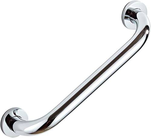 Haltegriff Haltegriffe Handlauf Behindertenhilfen Antikes Badezimmer aus Messing/Stahl Badewanne Handicap Sicherheitsgriff for Duschen Badewannen, WC, Balance Handlauf(Silver,40Cm/16Inch) von OGYJMSFN