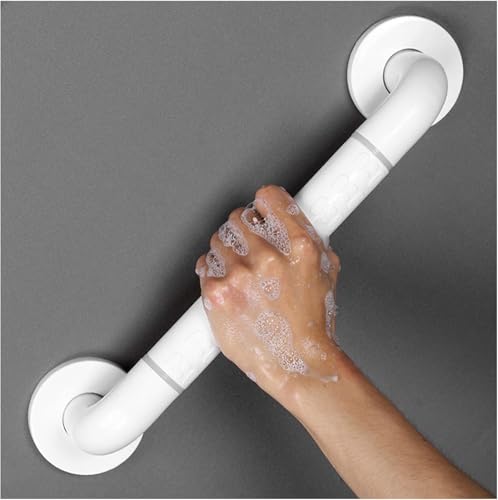 Haltegriff Haltegriffe fürs Badezimmer, rutschfeste Duschgriffe mit leuchtenden Sicherheitskreisen, Badewannengriff for behinderte ältere Menschen(Light Green,40cm) von OGYJMSFN
