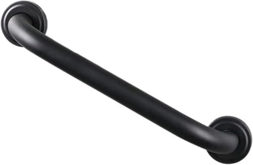 Haltegriff Handicap for Toilette, schwarzer Badezimmer-Balance-Stab, Sicherheits-Handlauf-Unterstützung aus Edelstahl for Handicap-Badewannengriff, ältere Menschen mit Behinderung(50cm) von OGYJMSFN