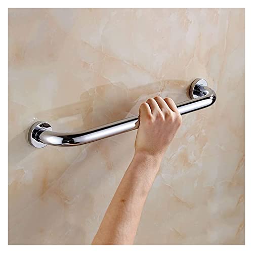 Haltegriff Rutschfester Griff aus Edelstahl, Haltegriffe for die Dusche, Sicherheitsstützgriff aus poliertem Chrom, Handläufe for ältere Menschen, gerader Haltegriff von OGYJMSFN