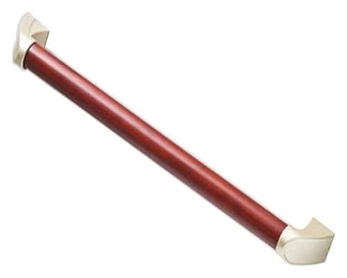 Haltegriff Rutschfester Haltegriff aus Holz for die Dusche, Sicherheitsarmlehne for die Toilette for die Badewanne älterer Menschen(Red,34cm) von OGYJMSFN