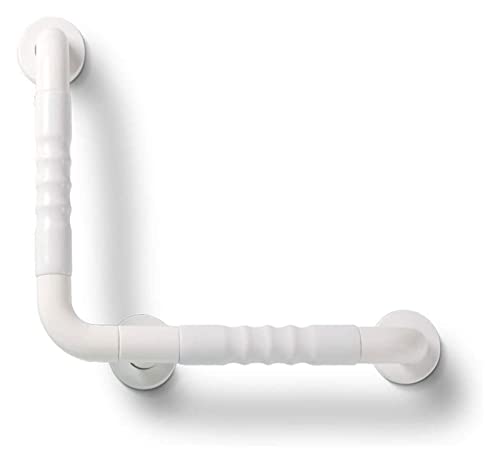 Haltegriff Typ L Wandmontierter Haltegriff zur Sicherheitsunterstützung for Behinderte, Rutschfester Toilettenhandlauf, Edelstahl for ältere Männer, Kinder und schwangere Frauen von OGYJMSFN