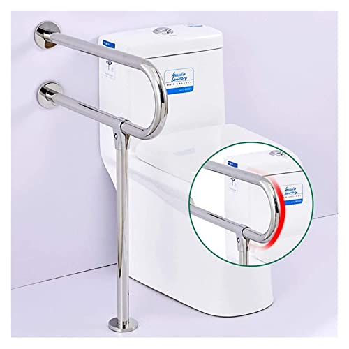 Haltegriff 30-Zoll-Toilette mit Beinen U-förmiger Edelstahl gebürstetes Nickel for den Kinderstützgriff Ältere Menschen Behinderte rutschfeste Armlehne von OGYJMSFN