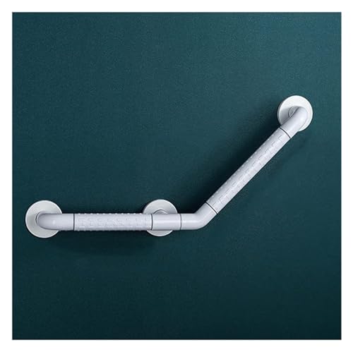 Haltegriff Haltegriffe for Badewanne mit Sicherheitsleuchtkreisen, rutschfester Sicherheitsstützgriff aus Edelstahl, for Dusche und Toilette(Blanc,40cm) von OGYJMSFN