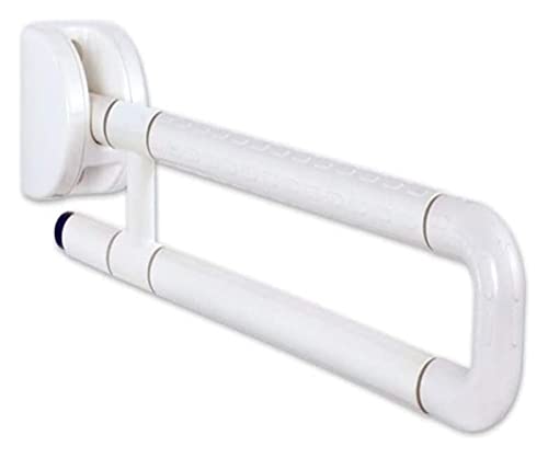 Haltegriff Nylon-Handläufe, Haltegriffe, faltbare U-förmige, hochklappbare Sicherheitsgeländer aus Edelstahl zur Wandmontage for Toiletten von OGYJMSFN