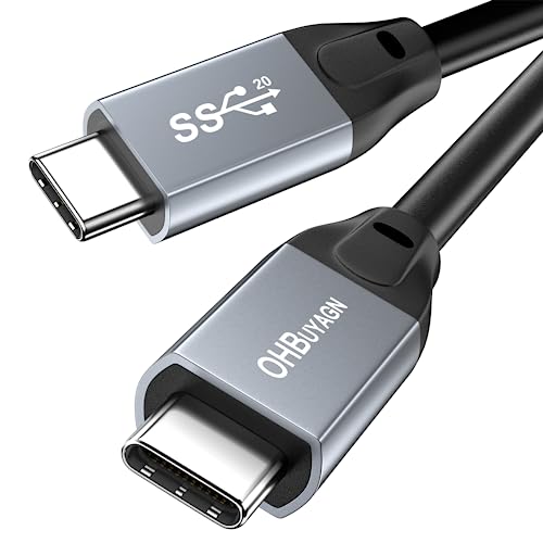OHBUYAGN USB C Kabel USB C Daten 20Gbps Unterstützung PD 3.0 100W Schnellladung, 4K@60Hz Video, USB Typ-C 3.2 Gen2x2 Kabel für Galaxy Tab S9 S8 S7, S24 S23 S22 (2m) von OHBUYAGN