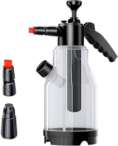 Schaumsprüher Auto 2L Drucksprühflasche Auto Sprühflasche mit 2 Düsentypen & Überdruckventil, Pumpsprühflasche Sprühschaumreiniger für Autowäsche, Gartenarbeit, Haus, Haustierpflege Schaumsprüher Auto 2L Drucksprühflasche Auto Sprühflasche mit 2 Düsentypen & Überdruckventil, Pumpsprühflasche Sprühschaumreiniger für Autowäsche, Gartenarbeit, Haus, Haustierpflege von OHHXGK