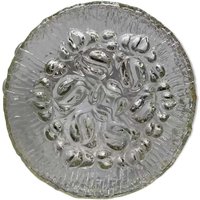 Alte Vintage-Wand - Oder Deckenleuchte Aus Geformtem Glas von OHLALAPROVENCE