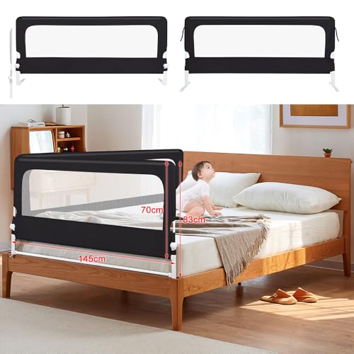 OHMG 150 cm Bettgeländer, Sicherheitsgitter für Kinder, Sicherheitsgitter für Bett, höhenverstellbar, tragbar, vertikales Heben, Sicherheitsgitter gegen Herunterfallen OHMG 150 cm Bettgeländer, Sicherheitsgitter für Kinder, Sicherheitsgitter für Bett, höhenverstellbar, tragbar, vertikales Heben, Sicherheitsgitter gegen Herunterfallen von OHMG