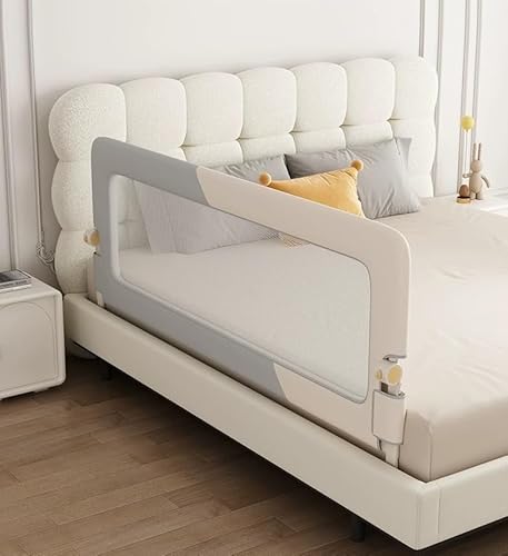 OHMG Bettgitter für Babys, 150 cm, faltbar, Sicherheitsbarriere für Kinder, tragbar, Bettgitter für Kinder & Kleinkinder, Fallschutz OHMG Bettgitter für Babys, 150 cm, faltbar, Sicherheitsbarriere für Kinder, tragbar, Bettgitter für Kinder & Kleinkinder, Fallschutz von OHMG