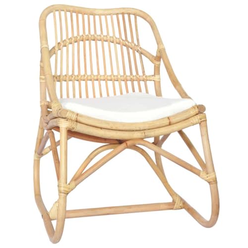OHOOWOO Rattanstuhl Leinen Wohnzimmer Sessel & Stühle von OHOOWOO