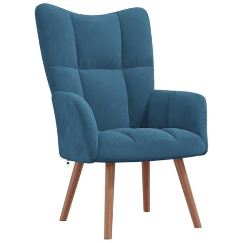 OHOOWOO Sessel Blau Samt Wohnzimmer Sessel & Stühle von OHOOWOO