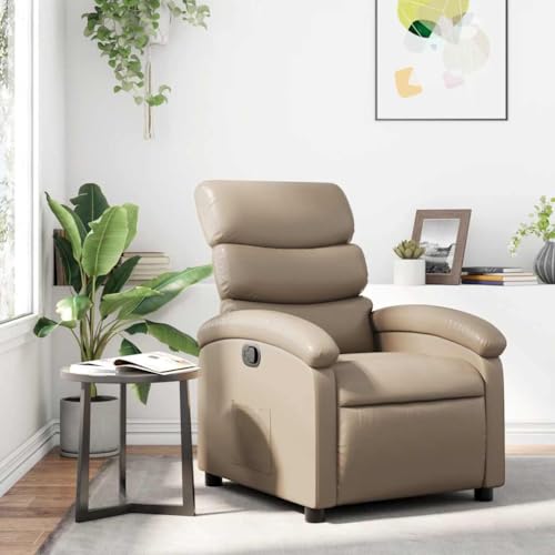 OHOOWOO Sessel Cappuccino-Braun Kunstleder Wohnzimmer Sessel & Stühle von OHOOWOO