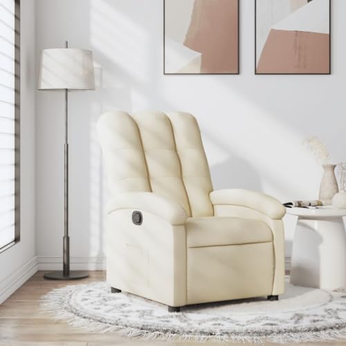 OHOOWOO Sessel Creme Stoff Wohnzimmer Sessel & Stühle von OHOOWOO