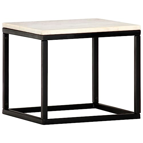 Tisch Couchtische Kleiner Tisch Kleiner Tisch Tische Wohnzimmer Kaffee Versammlung Multifunktionaler Massivholz-Sofa-Beistelltisch Wohnzimmer-Eck-Beistelltisch ( Color : Weiß , Size : 60 x 60 x 35 cm von OHOOWOO
