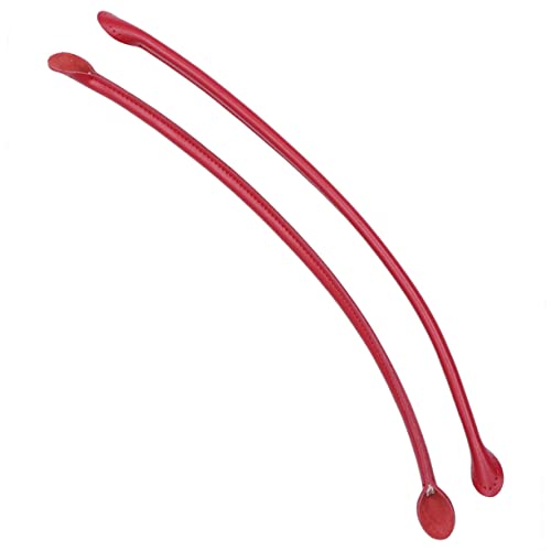 OHPHCALL 1paar Titel Handtaschenriemen Aus Leder Hochwertiger Verstellbarer Ersatzgurt Für Taschen Für -projekte Leuchtendem Rot von OHPHCALL