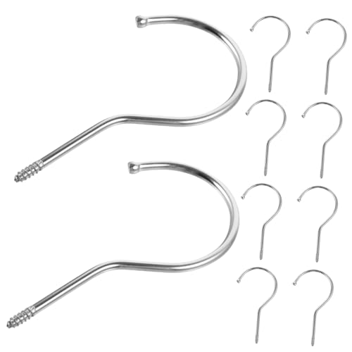 OHPHCALL 10 Stück Teiliges Schraubhaken Lang Kunststoff Hosenklammer Haken für DIY Kleiderbügel Multifunktionale Schraubhaken zum Aufhängen von Küchenutensilien Handtüchern Schuhen OHPHCALL 10 Stück Teiliges Schraubhaken Lang Kunststoff Hosenklammer Haken für DIY Kleiderbügel Multifunktionale Schraubhaken zum Aufhängen von Küchenutensilien Handtüchern Schuhen von OHPHCALL