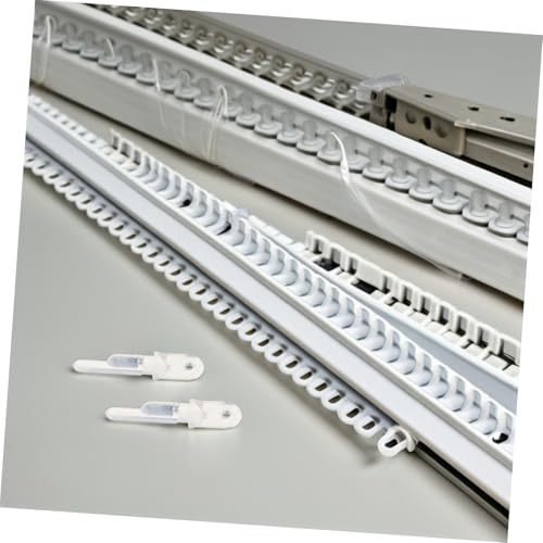 OHPHCALL 10 Stück Teiliges Transparenter Kunststoff Wandhalter Ersatzkappen für Innenjalousien Robust und Langlebig Einfache DIY Montage Kompatibel mit Verschiedenen Lamellenstangen und von OHPHCALL