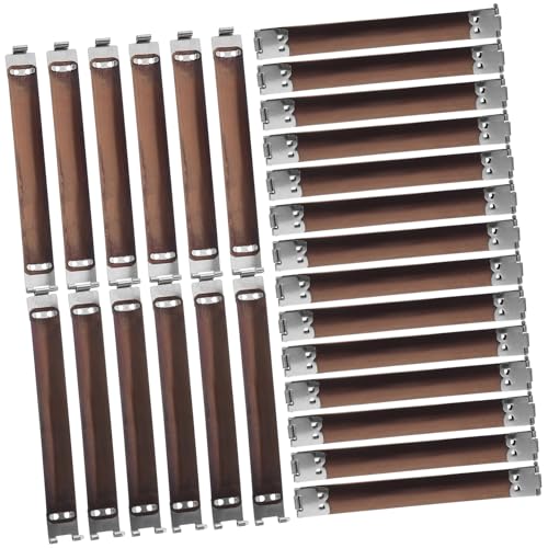 OHPHCALL 100Stücke Metall Interne Flexrahmen Kussverschluss Zubehör für DIY Handtaschen Geldbörsen und Münztaschen Silberfarben für Näharbeiten und Projekte von OHPHCALL