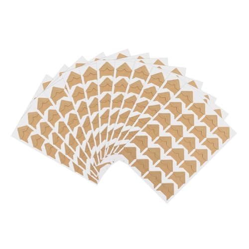 OHPHCALL 12 Blatt Selbstklebende Fotoecken Kraftpapier Montageecken für Scrapbook Retro Album Schutz Einfache Anwendung Ecken pro Blatt DIY Bilderrahmen Zubehör OHPHCALL 12 Blatt Selbstklebende Fotoecken Kraftpapier Montageecken für Scrapbook Retro Album Schutz Einfache Anwendung Ecken pro Blatt DIY Bilderrahmen Zubehör von OHPHCALL