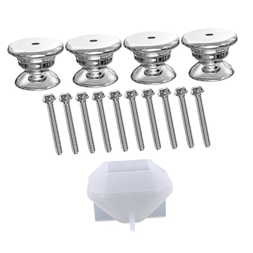 OHPHCALL 1Satz Schrankgriffform DIY Türgriff Mold für Kreative Handwerksversorgung mit Basisstücken Schrauben für Möbelgestaltung OHPHCALL 1Satz Schrankgriffform DIY Türgriff Mold für Kreative Handwerksversorgung mit Basisstücken Schrauben für Möbelgestaltung von OHPHCALL