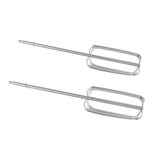 OHPHCALL 2 Stück Edelstahl Handmixer Aufsätze Rührbesen Ersatzteile für Elektrische Bohrmaschine Kompatibel Robust und Lebensmittelecht zum Schneebesen und Teigmixen Wiederverwendbar von OHPHCALL