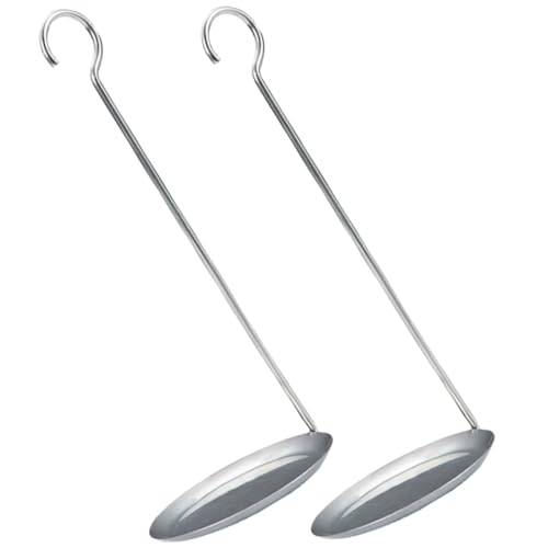 OHPHCALL 2 Stück Teiliges Edelstahl Bratlöffel mit Ergonomischem Griff Antihaftbeschichtet und Leicht Langer Griff für Sicheres Frittieren für Shrimp Cakes und Vielseitige Küchenanwendung OHPHCALL 2 Stück Teiliges Edelstahl Bratlöffel mit Ergonomischem Griff Antihaftbeschichtet und Leicht Langer Griff für Sicheres Frittieren für Shrimp Cakes und Vielseitige Küchenanwendung von OHPHCALL