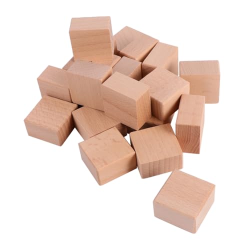 OHPHCALL 20stücke Holzblock Blanko Gummi Stempel Für Scrapbooking Und -handwerksprojekte Für Kreative Und Erwachsene Buchenholz Für Individuelle Stempelgestaltung von OHPHCALL