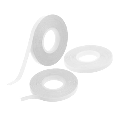 OHPHCALL 3 Stück Wasserlösliches Doppelseitiges Klebeband Teiliges für DIY Basteln Patchwork Nähen Hohe Haftkraft Temporäre Fixierung von OHPHCALL