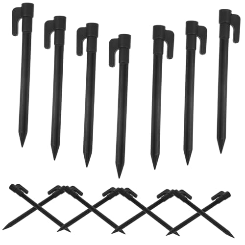 OHPHCALL 30 Stück Teiliges Schwarze Zeltheringe aus Robustem Material Konisch Zulaufend für Einfachen ERD Einsatz Windfeste Bodenanker für Camping Strand Garten und Outdoor aktivitäten OHPHCALL 30 Stück Teiliges Schwarze Zeltheringe aus Robustem Material Konisch Zulaufend für Einfachen ERD Einsatz Windfeste Bodenanker für Camping Strand Garten und Outdoor aktivitäten von OHPHCALL