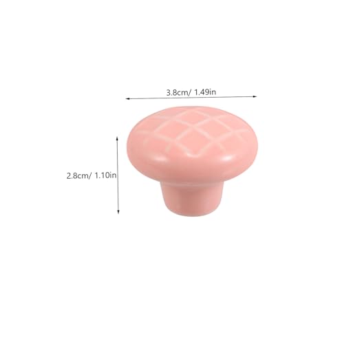 OHPHCALL 4 Stück Rosa Keramik Möbelknöpfe Single hole Schrankgriffe Stilvolle Robuste Schubladenknäufe für Küche Kommode Retro Cabinet Knobs Niedliche Schrankgriffe für Heimdekoration OHPHCALL 4 Stück Rosa Keramik Möbelknöpfe Single hole Schrankgriffe Stilvolle Robuste Schubladenknäufe für Küche Kommode Retro Cabinet Knobs Niedliche Schrankgriffe für Heimdekoration von OHPHCALL