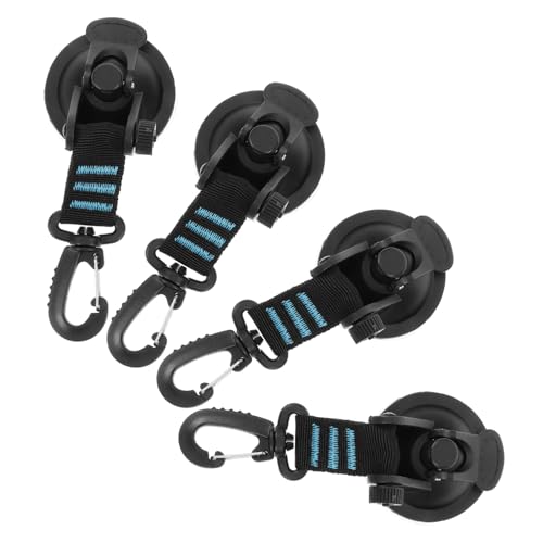 OHPHCALL 4 Stück Saugnapf Haken Heavy Duty Saugnäpfe mit Starkem Halt Vielseitige Befestigung ohne Bohren Wiederverwendbare Saugnapf Haken für Auto Camping Haushalt Tragbar und Robust OHPHCALL 4 Stück Saugnapf Haken Heavy Duty Saugnäpfe mit Starkem Halt Vielseitige Befestigung ohne Bohren Wiederverwendbare Saugnapf Haken für Auto Camping Haushalt Tragbar und Robust von OHPHCALL