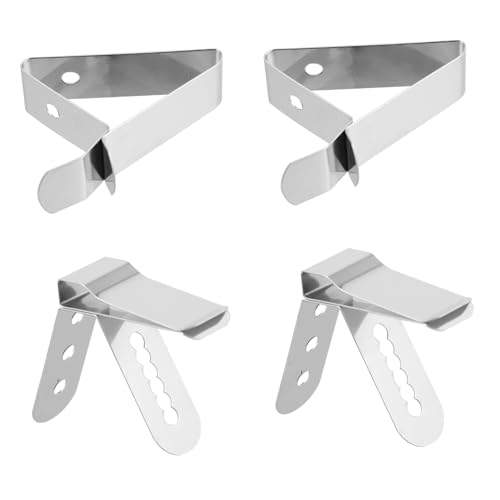 OHPHCALL 4 Stück Thermometer Clip aus Edelstahl Halterung für Temperaturfühler für Grill Backofen Ölpfanne und Kaffetasse Stabile Befestigung für Präzise Messung Beim Bbq von OHPHCALL