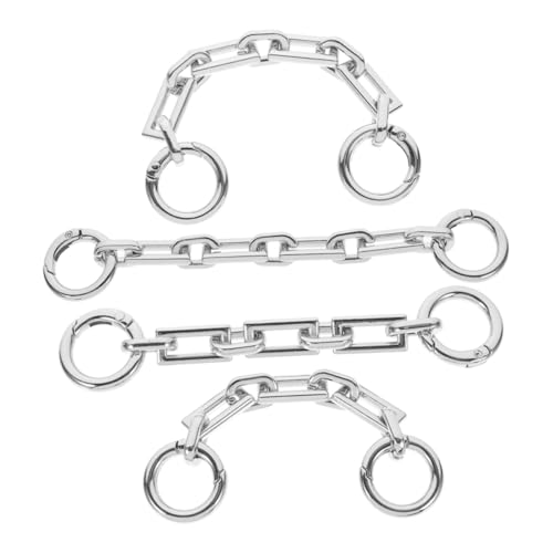 OHPHCALL 4Stücke Geldbörsenverlängerungskette für Handtaschen Dekorative Kettenverlängerung Riemenverlängerung für Umhängetaschen Verschleißfest und Langlebig für Selbstgemacht Projekte von OHPHCALL