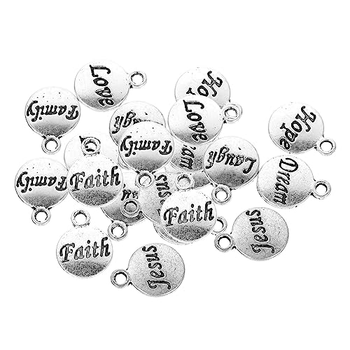 OHPHCALL 60stücke Buchstaben Schmuck Zubehör Für Armbänder Ohrringe Und Stilvolle Englische Buchstaben Charms Für Kreative Bastelprojekte OHPHCALL 60stücke Buchstaben Schmuck Zubehör Für Armbänder Ohrringe Und Stilvolle Englische Buchstaben Charms Für Kreative Bastelprojekte von OHPHCALL