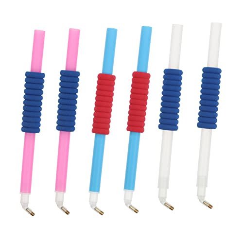 OHPHCALL 6Stücke Diamant Dotting Stift mit Gebogenem DIY Stickerei Zubehör für Entspannende Projekte Perfektes Werkzeug für Effizientes Arbeiten Familie von OHPHCALL