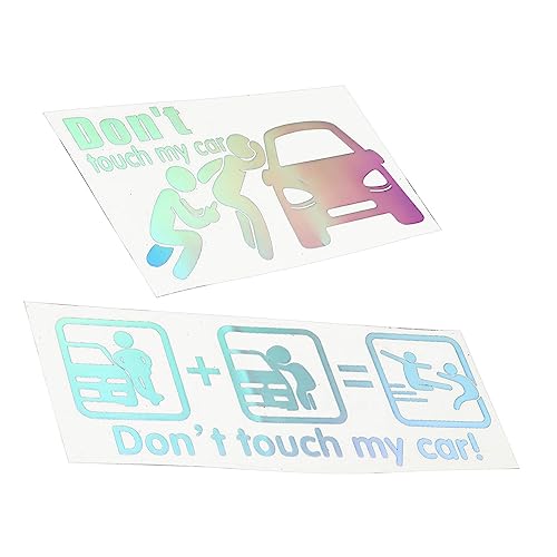 OHPHCALL Aufkleber Für Aufkleber Von Reflective „no Touch“-Aufkleber Dekorative Autoaufkleber 2er-Pack OHPHCALL Aufkleber Für Aufkleber Von Reflective „no Touch“-Aufkleber Dekorative Autoaufkleber 2er-Pack von OHPHCALL
