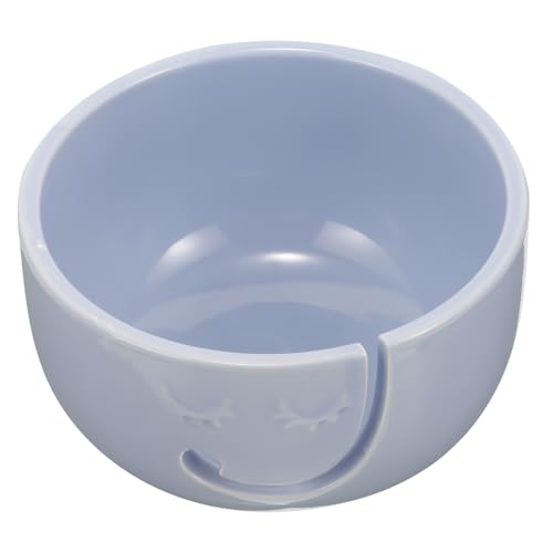 OHPHCALL Garnschale Zum Häkeln Aus Porzellan Garnorganizer Mit Loch Häkelschale Für Garn Und Nadeln Aufbewahrungsschale Für Handarbeiten von OHPHCALL