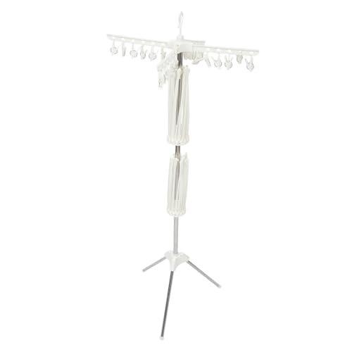 OHPHCALL Handtuchhalter Trocknungsregal trockener Kleiderständer Planke LAT Spülmaschine Drying Rack trockengestell Lufttrocknungsständer zusammenklappbarer Trockenständer Legierung Weiß von OHPHCALL