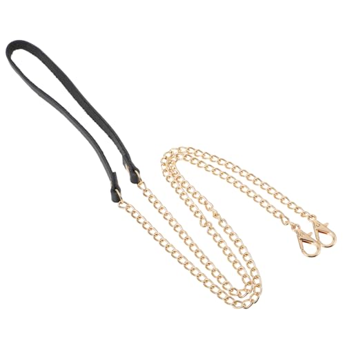 OHPHCALL Leder Ersatzgurt für Umhängetasche Verstellbarer Cowhide Schulterriemen Abnehmbar und Vielseitig für DIY Taschen Modischer Schwarzer Taschengurt Zubehör von OHPHCALL