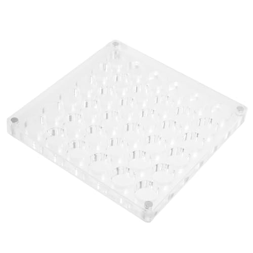 OHPHCALL Multi Grid Transparent Acryl Aufbewahrungsbox für Perlen und Schmuck Fächer Magnetdeckel für Malerei Basteln und Schmuckorganisation von OHPHCALL