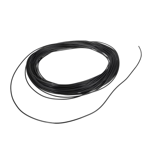 OHPHCALL PE Rattan Reparaturmaterial Schwarz Hohles Rundrattan Strapazierfähiges DIY Möbelgeflecht für Stuhl Tischreparatur Korbflechten Ersatzmaterial Gartenmöbel von OHPHCALL