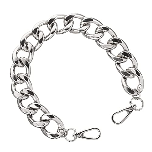 OHPHCALL Selbstgemacht Handtaschenkette 60cm Legierung Metallkette für Taschen Schicke Umhängetasche Zubehör für Selbstgemacht Projekte Taschenorganizer für Frauen von OHPHCALL