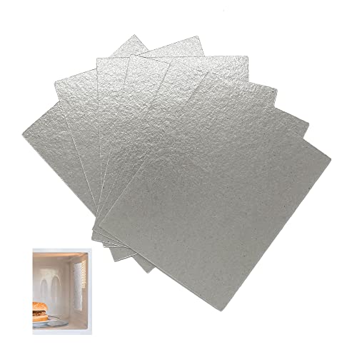 OHYER 6 Stück Mikrowelle Glimmer Platte Glimmerplatten Blätter Mikrowellenofen Reparieren Wellenleiterabdeckung Mica-Blatt für Mikrowelle Schneidbar Mikrowellenherd Reparatur Ersatzteil (12 x 15 cm) von OHYER