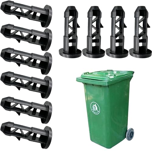 OHYER 10 Stück Scharnierstifte für Mülltonnendeckel Kunststoff charnierstift für Mülltonnen Müllcontainer Schloss ohne Bohren schwarz Geeignet 240-Liter-Mülleimer im Freien Haushalte 67mmx31mm OHYER 10 Stück Scharnierstifte für Mülltonnendeckel Kunststoff charnierstift für Mülltonnen Müllcontainer Schloss ohne Bohren schwarz Geeignet 240-Liter-Mülleimer im Freien Haushalte 67mmx31mm von OHYER