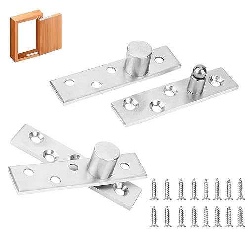 OHYER pivot scharnier Verdeckte Edelstahl-Drehscharniere Aufschraubband Scharnier klappbar Tür Scharniere Edelstah Eccentric Pivot mit Schrauben Scharnier Zubehör für Schrank TierHaus Türen(1#) OHYER pivot scharnier Verdeckte Edelstahl-Drehscharniere Aufschraubband Scharnier klappbar Tür Scharniere Edelstah Eccentric Pivot mit Schrauben Scharnier Zubehör für Schrank TierHaus Türen(1#) von OHYER